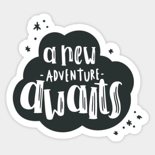 A new adventure Sticker